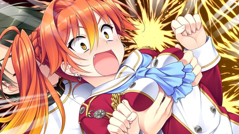 Akahito Tamao (Kitami Rikka) mortified at someone grabbing her chest in Hello Lady! - Complete Edition (2023), NekoNyan Ltd., HIKARI FIELD