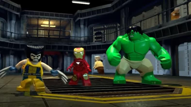 Wolverine, Iron Man and Hulk in LEGO Marvel Superheroes, 2013, Warner Bros./Marvel Entertainment