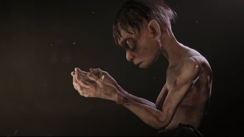 Gollum begging in The Lord of the Rings: Gollum, 2023, Daedalic Entertainment