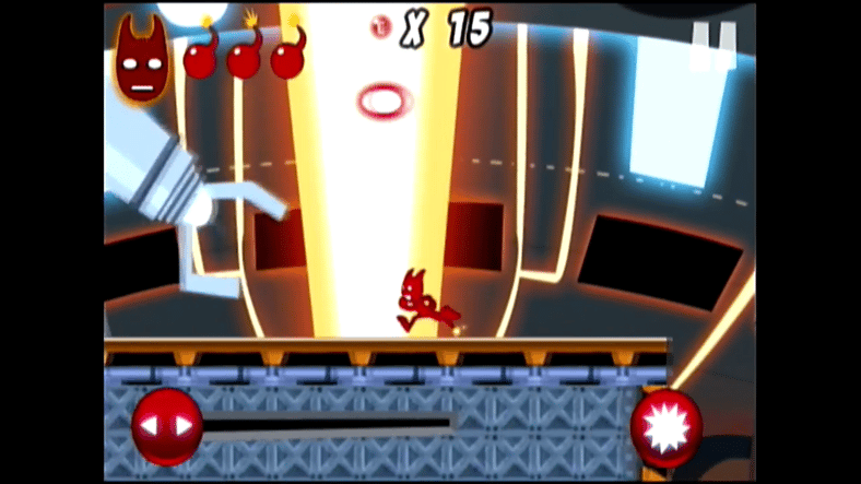 Max runs through the M.A.D. lab in MaXplosion (2011), Capcom