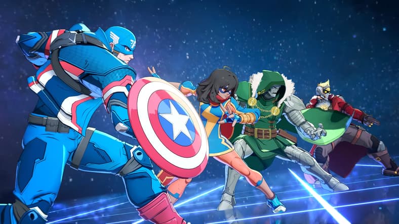 Captain America (TBA), Ms. Marvel (TBA), Dr, Doom (TBA) and Star-Lord (TBA) in Marvel Tōkon: Fighting Souls (2026) Sony Interactive Entertainment, Marvel