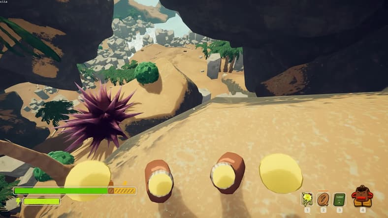 The player climbs a mountain in PEAK (2025), Team PEAK
