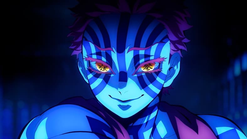 Akaza (Akira Ishida/Lucien Dodge) returns in Demon Slayer: Kimetsu no Yaiba - The Movie: Infinity Castle. Image courtesy of ©Koyoharu Gotoge / SHUEISHA, Aniplex, ufotable.