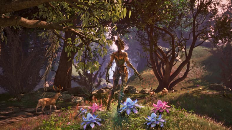 A Spriggan surrounded by nature in The Elder Scrolls IV: Oblivion Remastered (2025), Bethesda Softworks