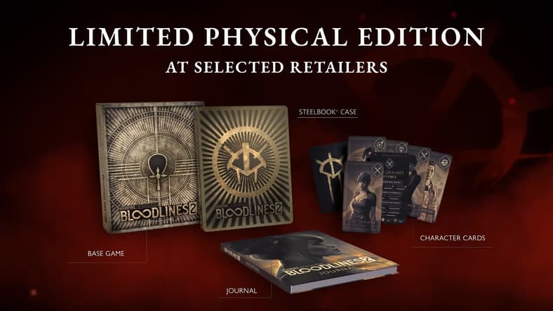 The Limited Physical Edition for Vampire: The Masquerade - Bloodlines 2 in Vampire: The Masquerade - Bloodlines 2 - Overview Trailer (2025), YouTube