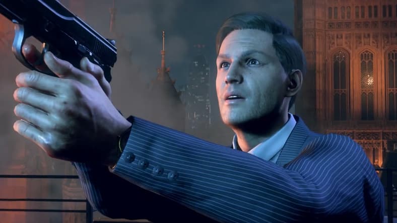 Dalton (Warren Brown) is stunned to find Zero-Day (Olivia Morgan) is aware of sabotage in Watch Dogs: Legion (2020), Ubisoft