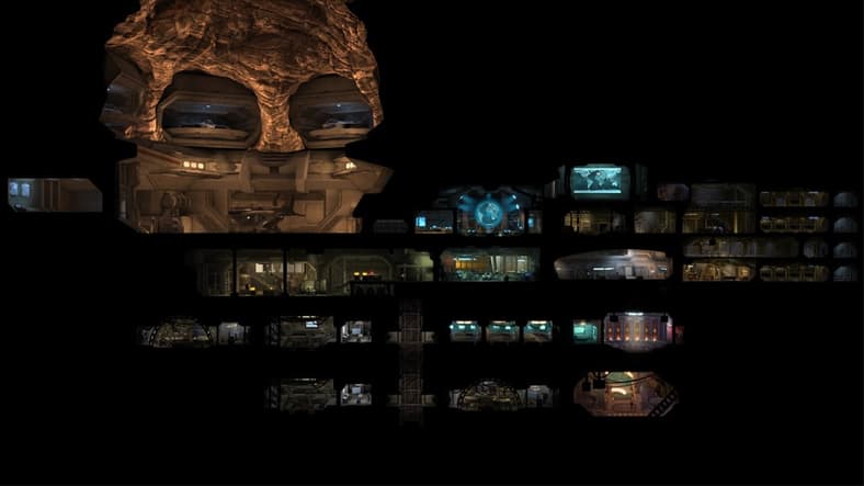 One of many potential bases players can carve out in XCOM: Enemy Unknown (2012), 2K