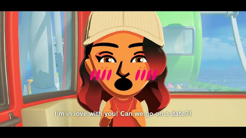Angie (N/A) tries her hand at romance in Tomodachi Life: Living the Dream (2026), Nintendo