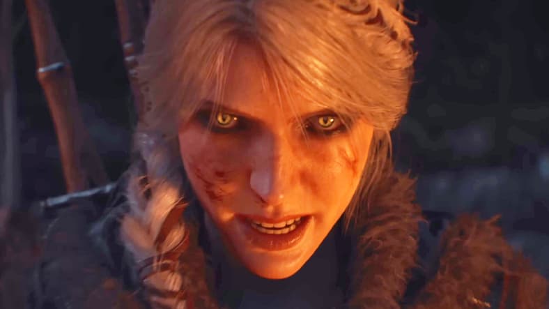 Ciri (Ciara Berkeley) warns the people against their superstitions in The Witcher 4 (TBA), CD Projekt Red