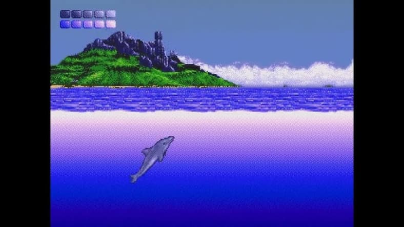 Ecco ready to take on alien enemy, 'Ecco the Dolphin' (1992), SEGA