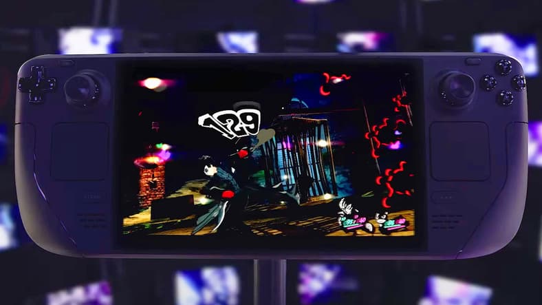 Joker leads "Persona 5's handheld charge in Introducing Steam Deck OLED (2025), Valve