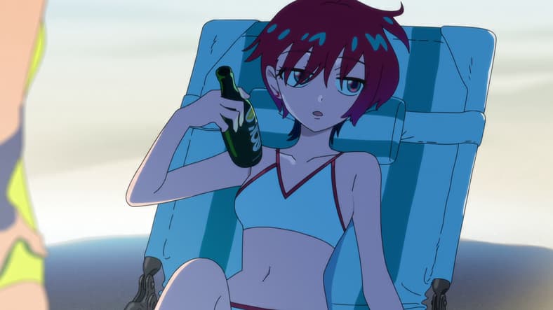 Machu (Tomoyo Kurosawa) resigns herself to the life of a wanted criminal in Mobile Suit Gundam GQuuuuuuX Episode 12 "This Is Why I..." (2025), Studio Khara 