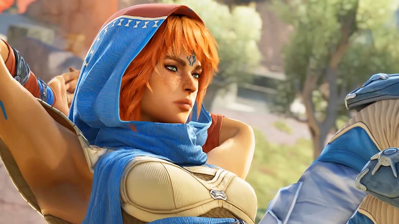 Scarlet (TBA) jolts awake from a nap in Highguard (2026), Wildlight Entertainment