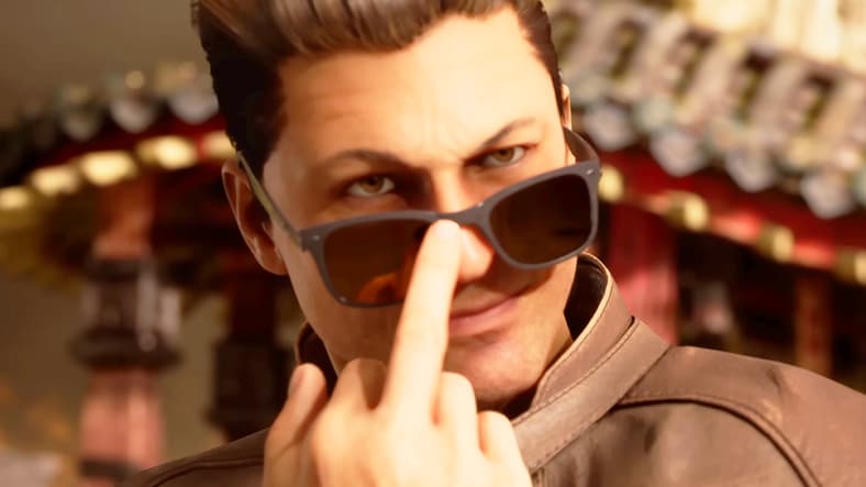 Johnny Cage (Andrew Bowen) does his best Karl Urban impression in Mortal Kombat 1: Definitive Edition (2025), NetherRealm Studios