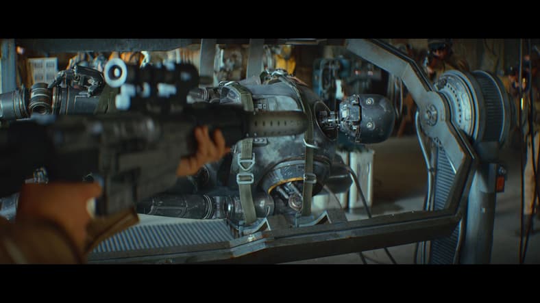 K2 (Alan Tudyk) returns to life in Andor Season 2 Episode 9 "Welcome to the Rebellion" (2025), Lucasfilm