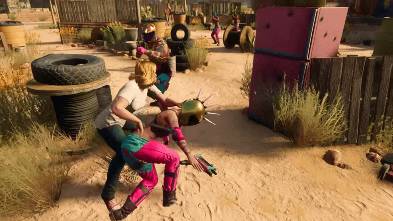 Hurling an enemy with a live grenade down their pants in the vertical slice in Saints Row (Unreleased Alpha Build), Deep Silver Volition