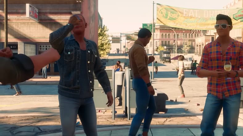 NPCs drink and live in the vertical slice in Saints Row (Unreleased Alpha Build), Deep Silver Volition