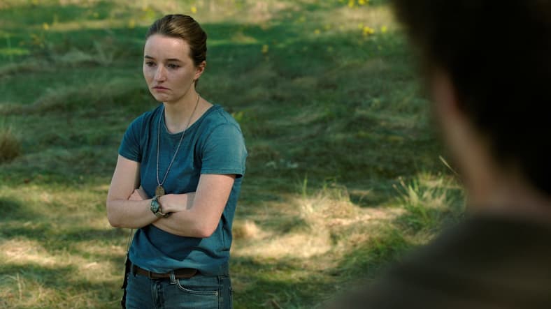 Abby (Kaitlyn Dever) makes her live-action debut in The Last of Us Season 2 Episode 1 "Future Days" (2025), HBO