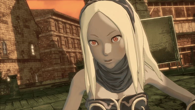Kat (Sanae Kobayashi) sees a pair of Nevi for the first time in Gravity Rush (2012), Japan Studio