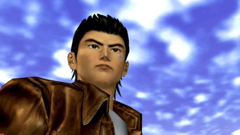 Ryo Hazuki (Corey Marshall/Masaya Matsukaze) looks for the kid who stole his bag in Shenmue II (2001), Sega