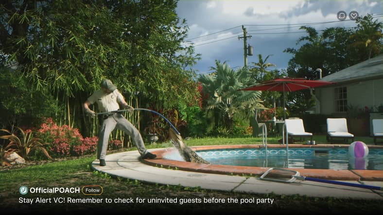Always check for uninvited guests at the pool party in Grand Theft Auto VI (2026), Rockstar Games