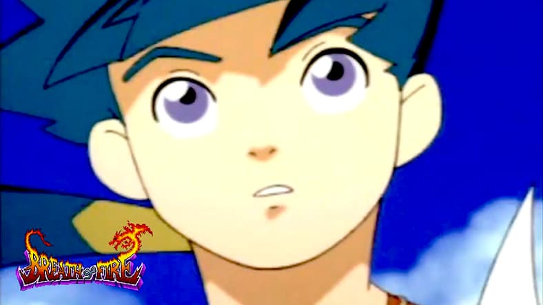 Ryu embarks on an adventure to save his sister Sara in Breath of Fire (1993), Capcom