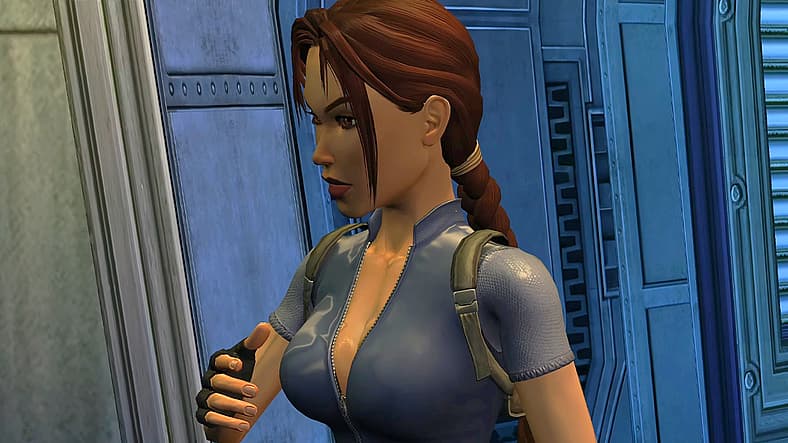 Lara Croft (Jonell Elliott) dons a wetsuit in Tomb Raider: Angel of Darkness Remastered (2025)