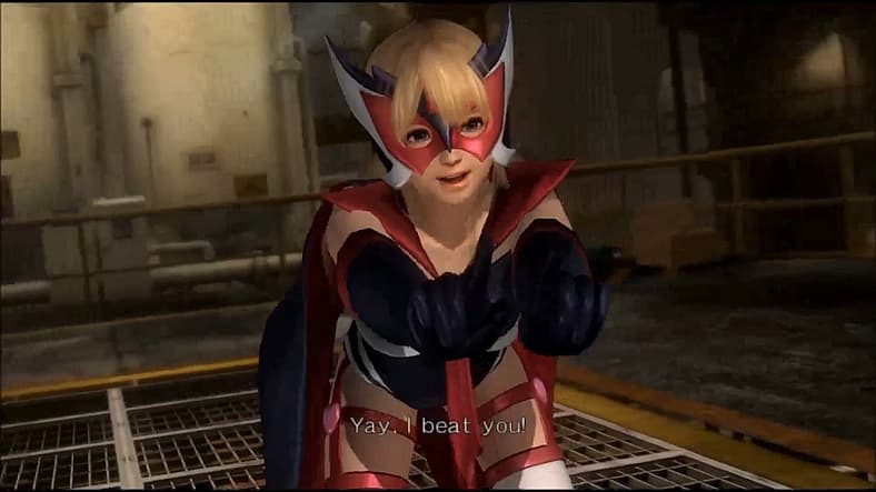 Marie Rose does her best Doronjo impression in Dead or Alive 5 (2012), Koei Tecmo