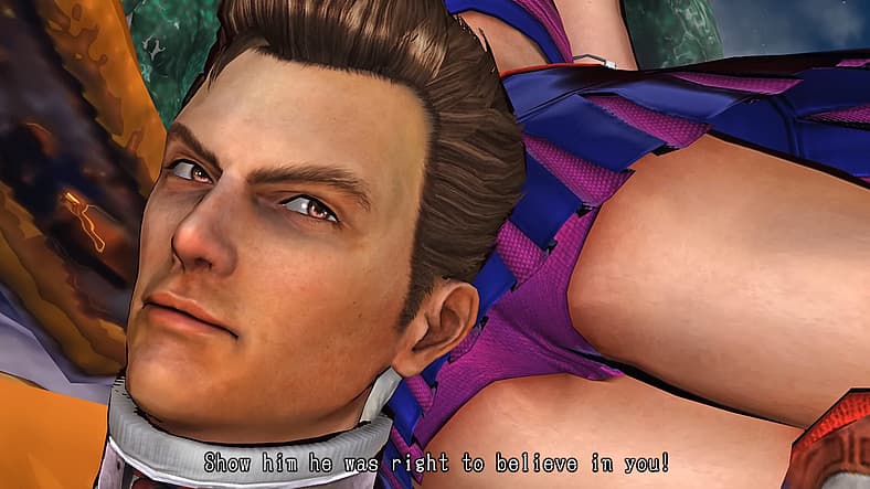 Nick gives Juliet a motivational speech in Lollipop Chainsaw (2012), Kadokawa Games
