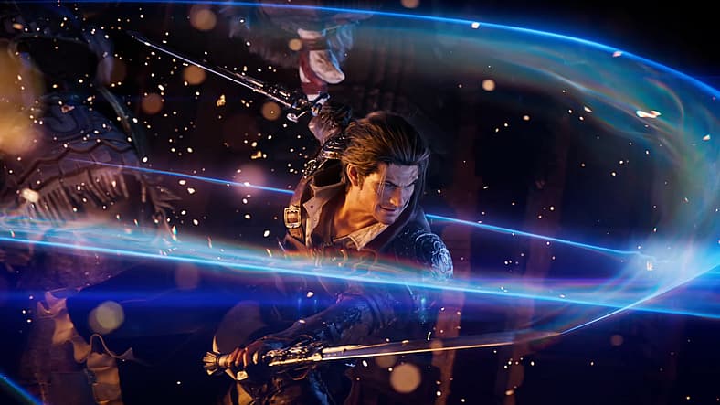 Warrior of Light cuts through Mamool Ja in Final Fantasy XIV: Dawntrail (2024), Square Enix