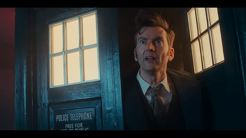 The Doctor (David Tennant) arrives at a pivotal moment in Doctor Who "Destination: Skaro" (2023)