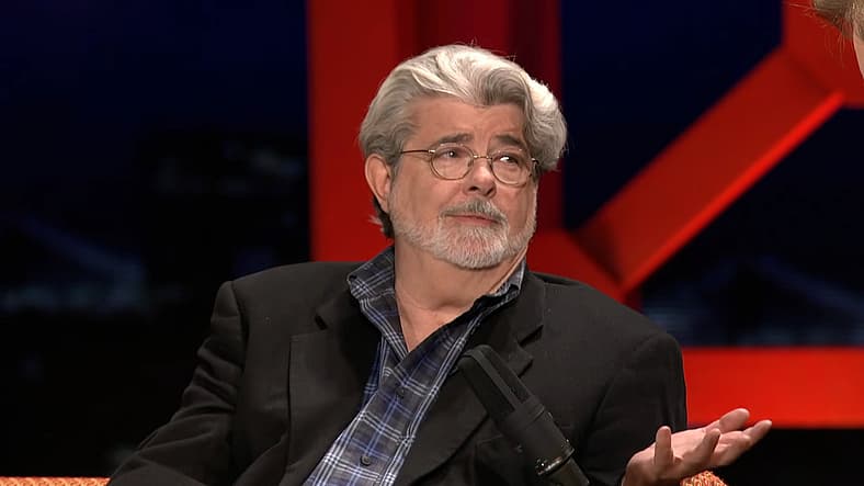 Jordan Schlansky attempts to stump George Lucas on Late Night with Conan O'Brien