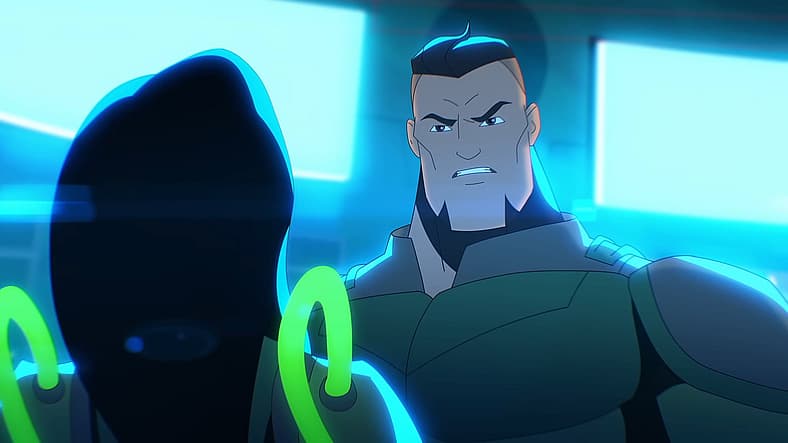 Bryan Solari informs Ingrid Valdez of crisis in Alphacore #1 Official Animated Trailer (2023)