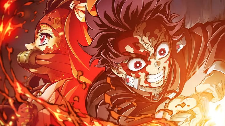 Tanjiro and Nezuko let their rage flow in Demon Slayer: Kimetsu no Yaiba Hashira Training Arc
