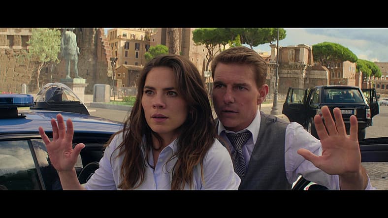 Ethan and Grace face Entity's mercenaries in Mission Impossible - Dead Reckoning: Part One (2023)