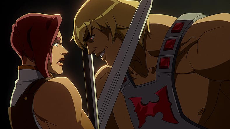 Teela clashes with malicious He-Man vision in Masters of the Universe Revelation (2021)