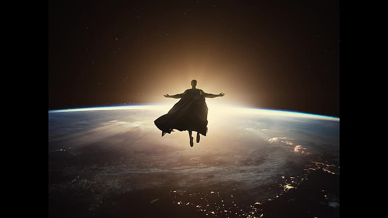 Superman (Henry Cavill) does his best Jesus impression in Zack Snyder's Justice League (2021)