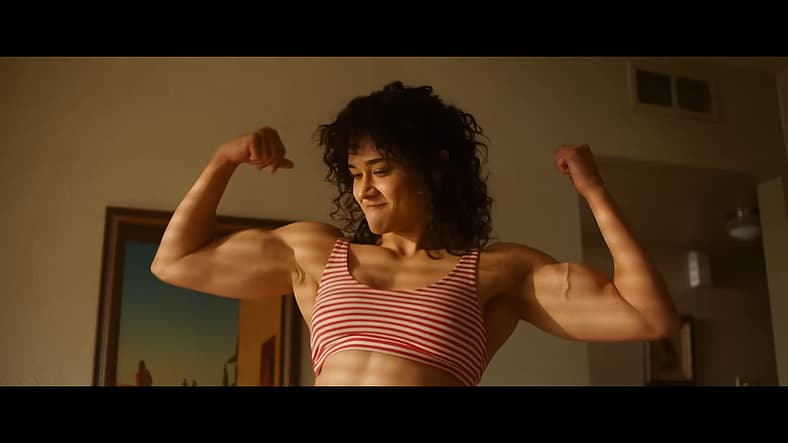 Katy O'Brian as Jackie in Love Lies Bleeding (2024), A24