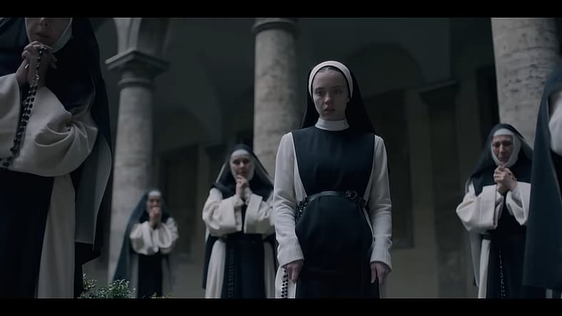 Sydney Sweeney as Sister Cecilia in Immaculate (2024), Black Bear Pictures