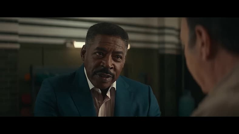 Winston Zeddemore (Ernie Hudson) ready to bust in Ghostbusters: Frozen Empire (2024), Sony Pictures
