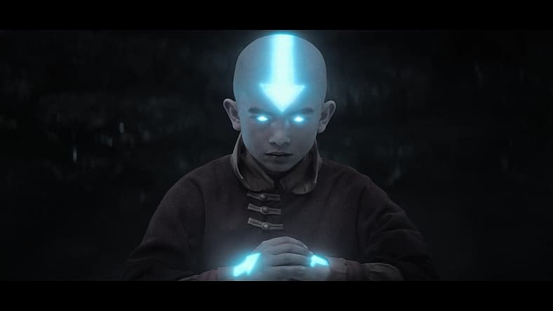 Aang (Gordon Cormier) taps into Avatar state in Avatar: The Last Airbender Season 1 Episode 8