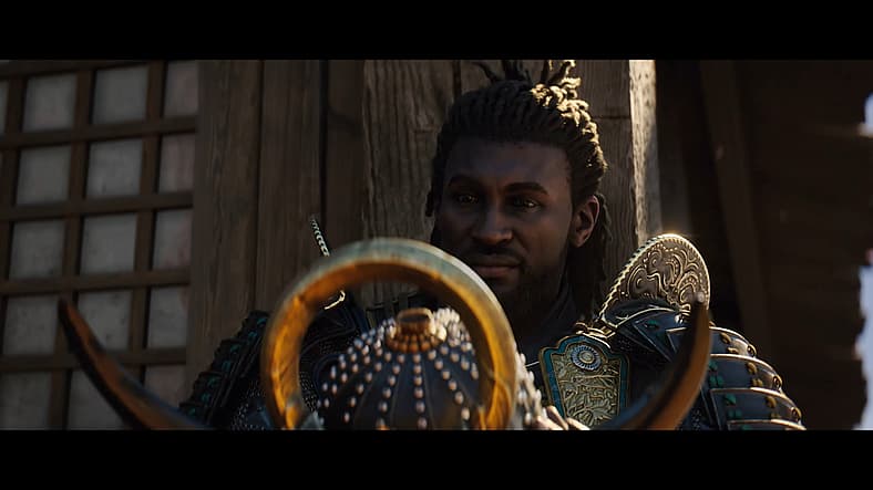 Yasuke (TBA) suits up in Assassin's Creed Shadows (2024), Ubisoft