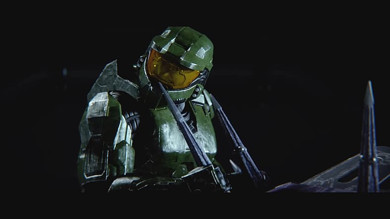 Master Chief prepares to give the Covenant their bomb in Halo 2 Anniversary (2014), Bungie