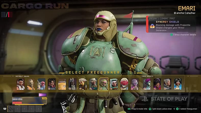 Emari (TBA) reports for duty in Concord (2025), Firewalk Studios