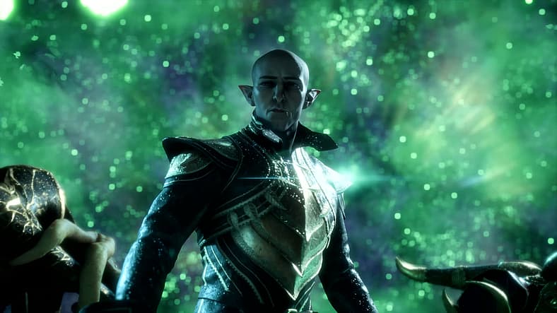 Solas (TBA) prepares to breach reality in Dragon Age: The Veilguard (2024), BioWare