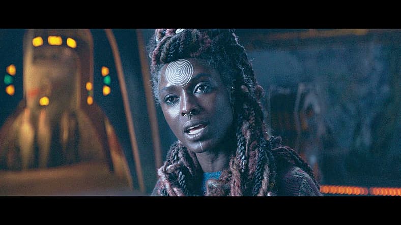 Aniseya attempts to reason with Master Sol regarding her children's fate in The Acolyte Season 1