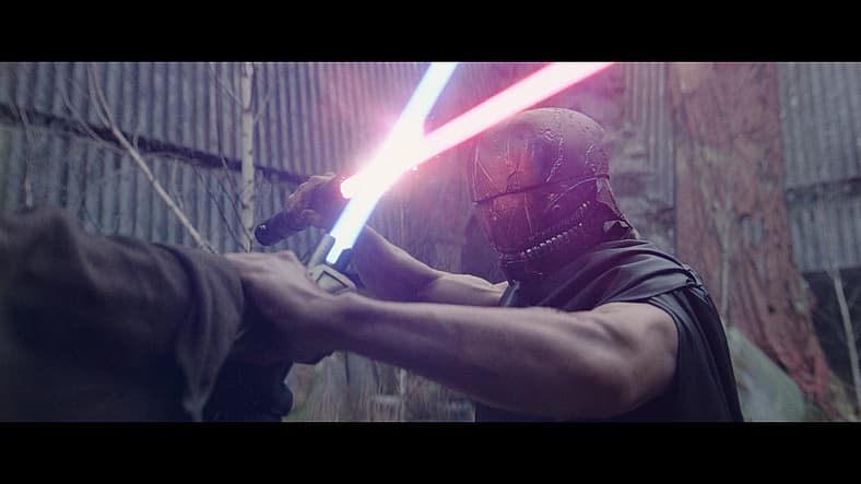 Qimir clashes with Master Sol in The Acolyte Season 1 Episode 8 "The Acolyte" (2024), Disney