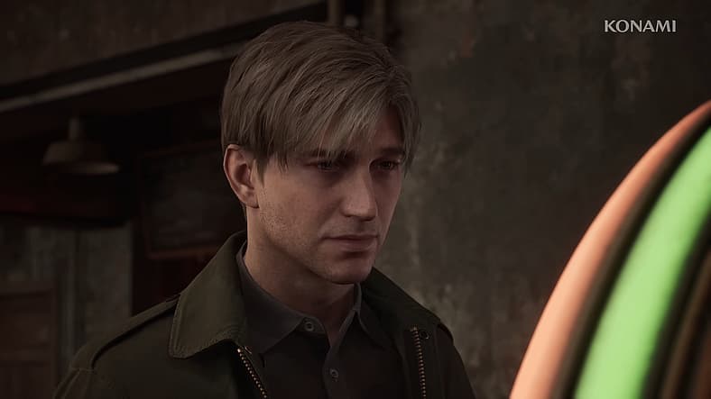 James Sunderland (TBA) approaches a jukebox in Silent Hill 2 Remake (2024), Konami