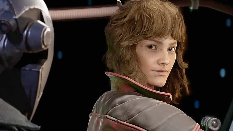 Kay Vess prepares for dogfight in Star Wars Outlaws (2024), Ubisoft