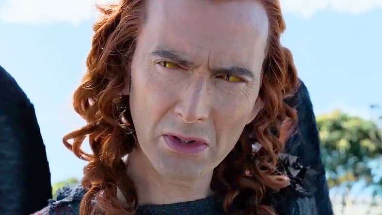 Crowley and Aziraphale debate humanity in Good Omens Season 1 Episode 1 "Arrival" (2019), Amazon